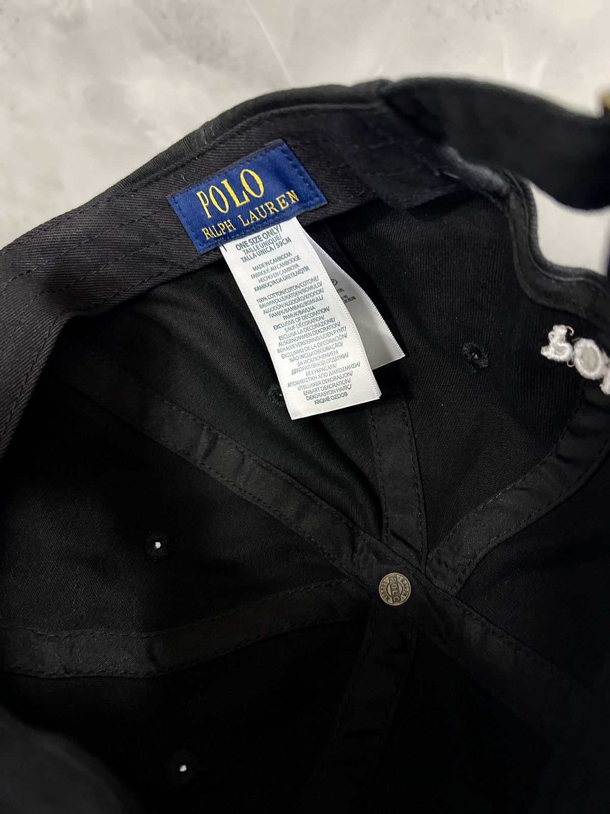 Boné Importado Cavalinho Polo Preto