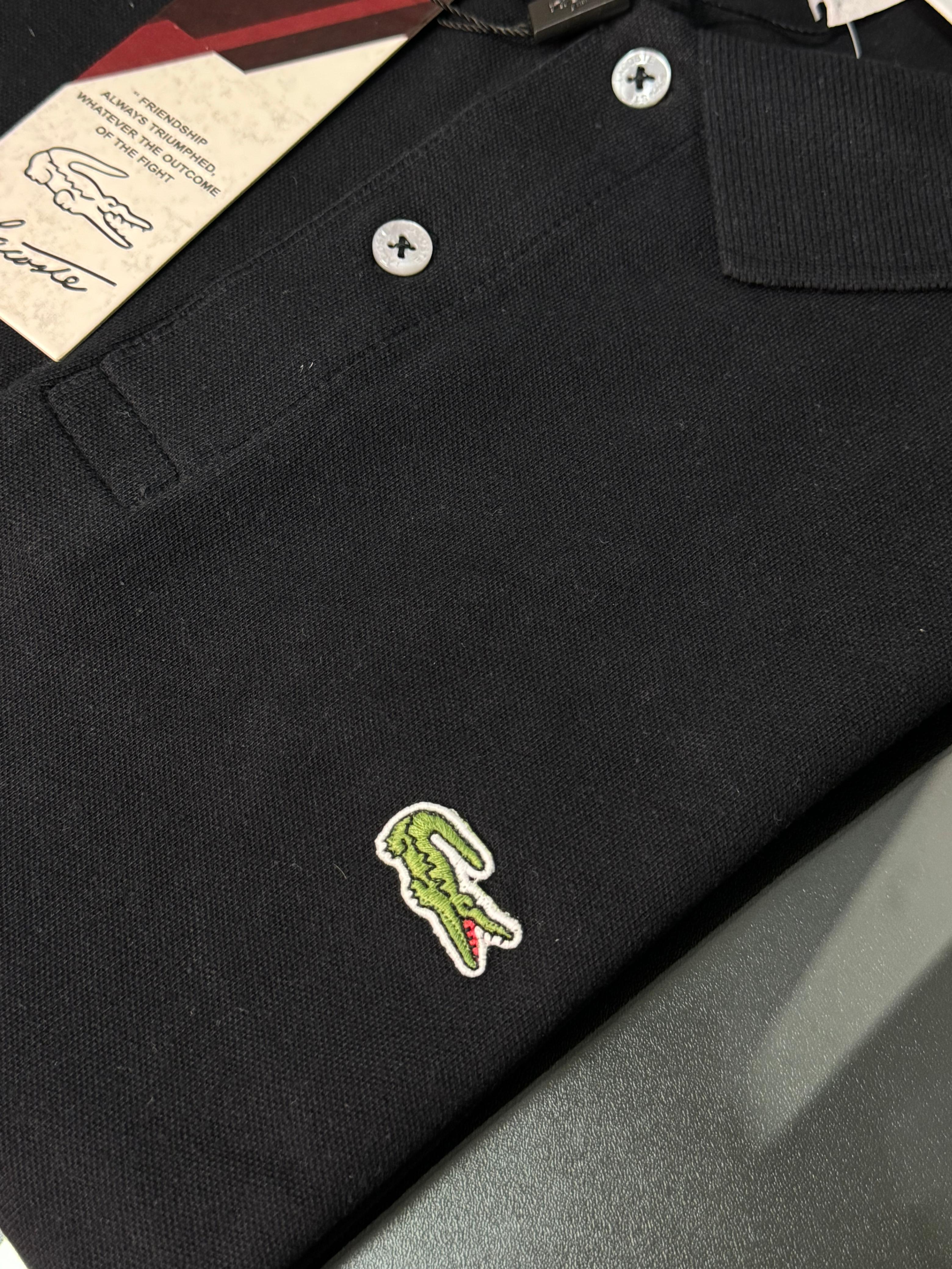 Gola Polo Lacoste Preto