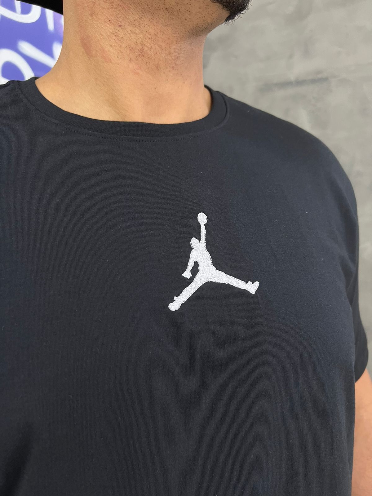 Camiseta Jodan Linha Confort Jordan Preto