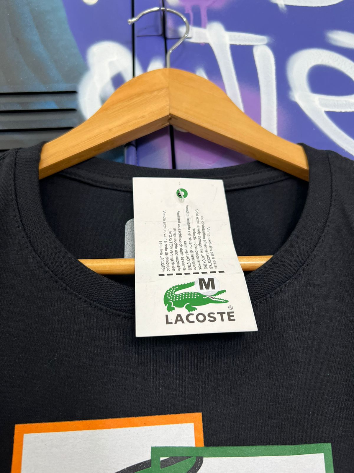 Camiseta Lacoste Preto