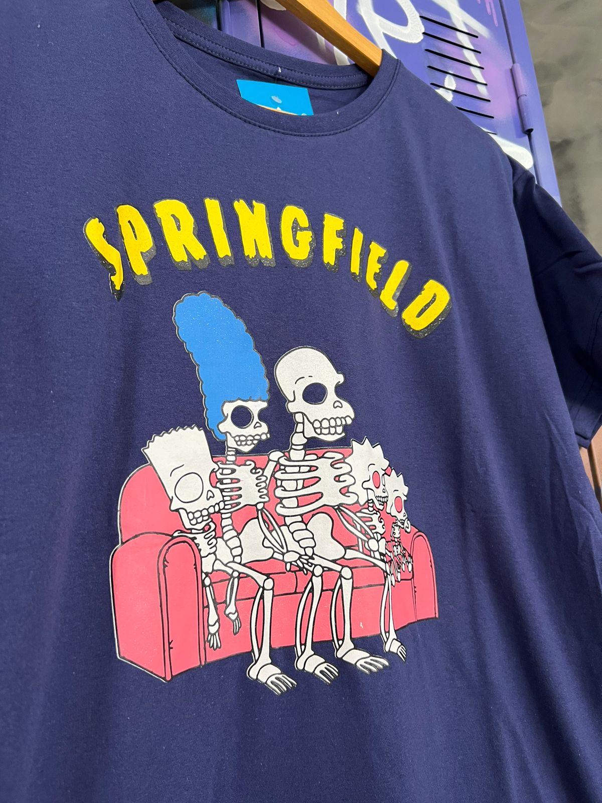 Camiseta Algodão Adidas Azul