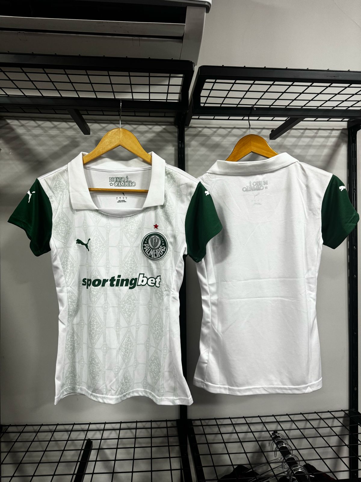 Camisa Palmeiras 25/26 Feminina Puma Branca