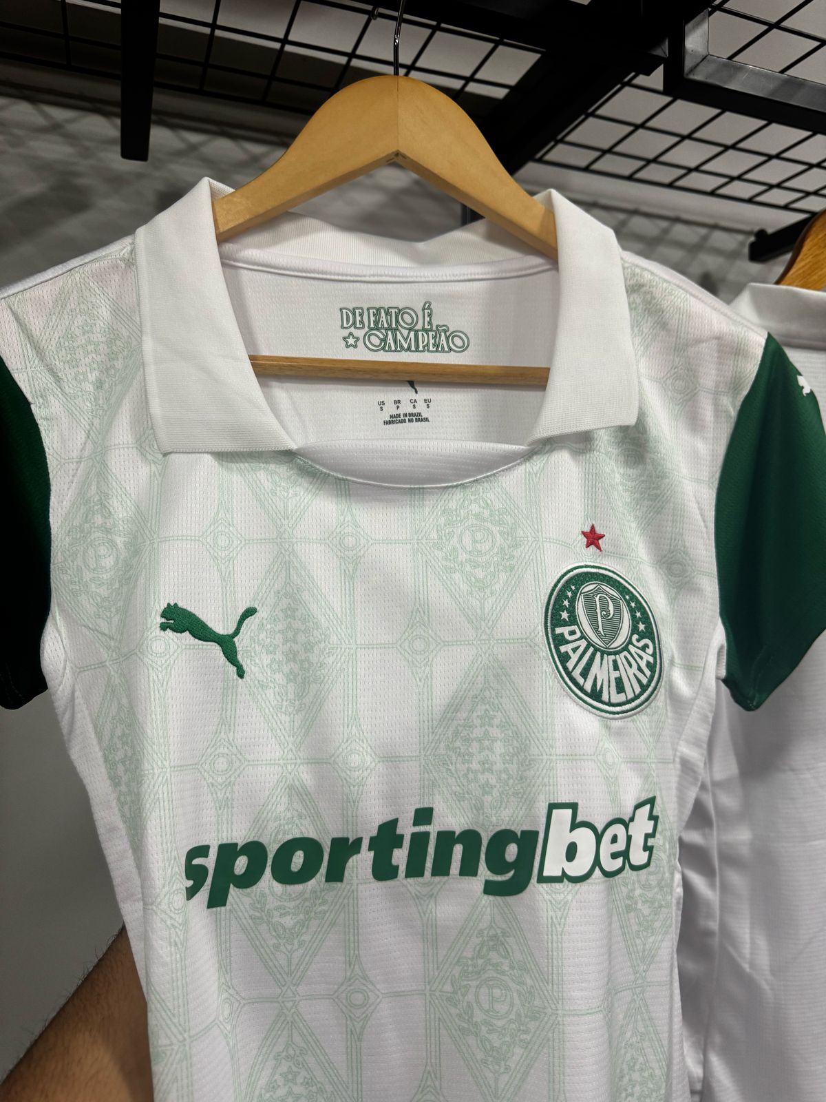 Camisa Palmeiras 25/26 Feminina Puma Branca