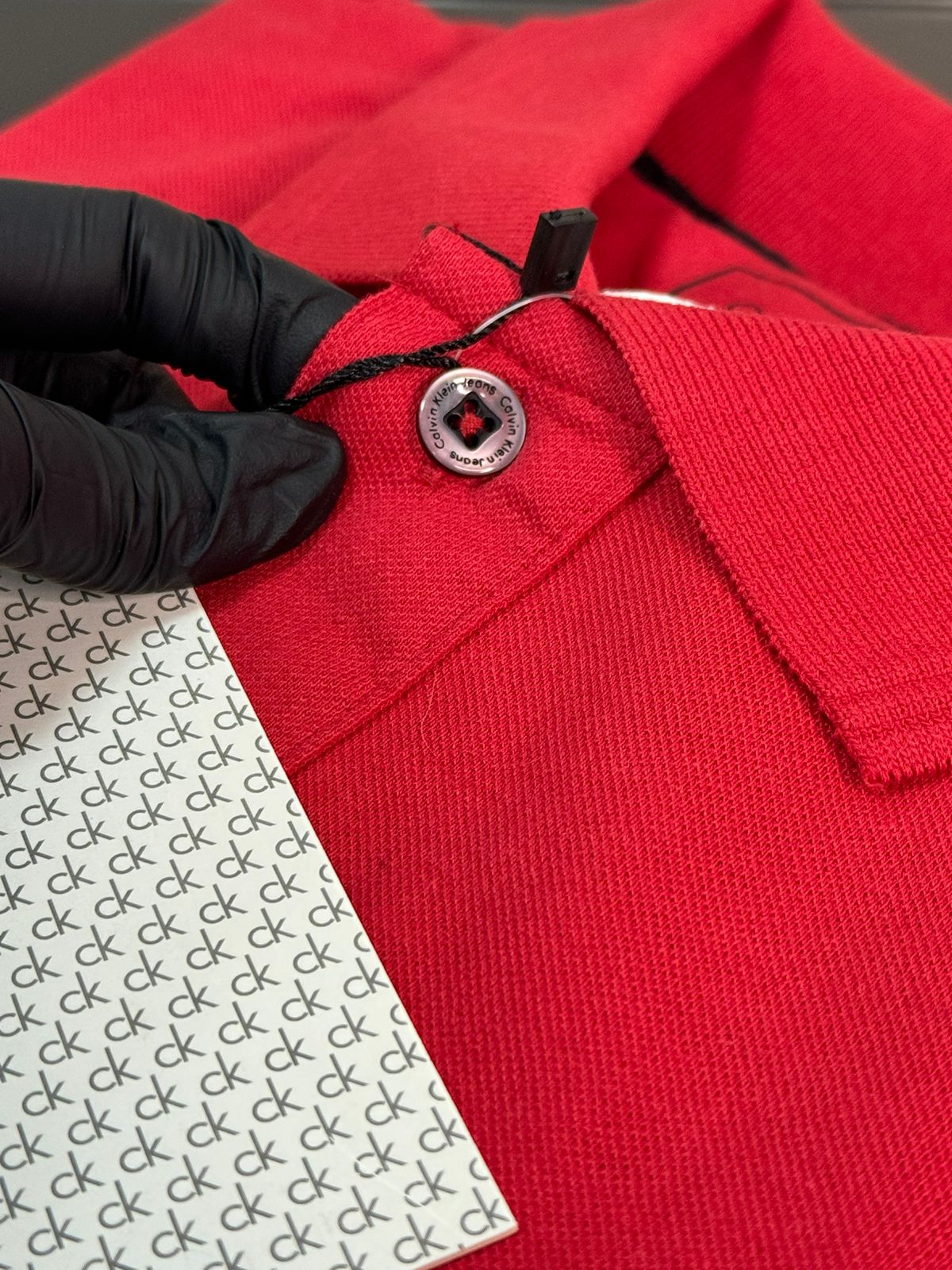 Gola Polo Calvin Klein Vermelha