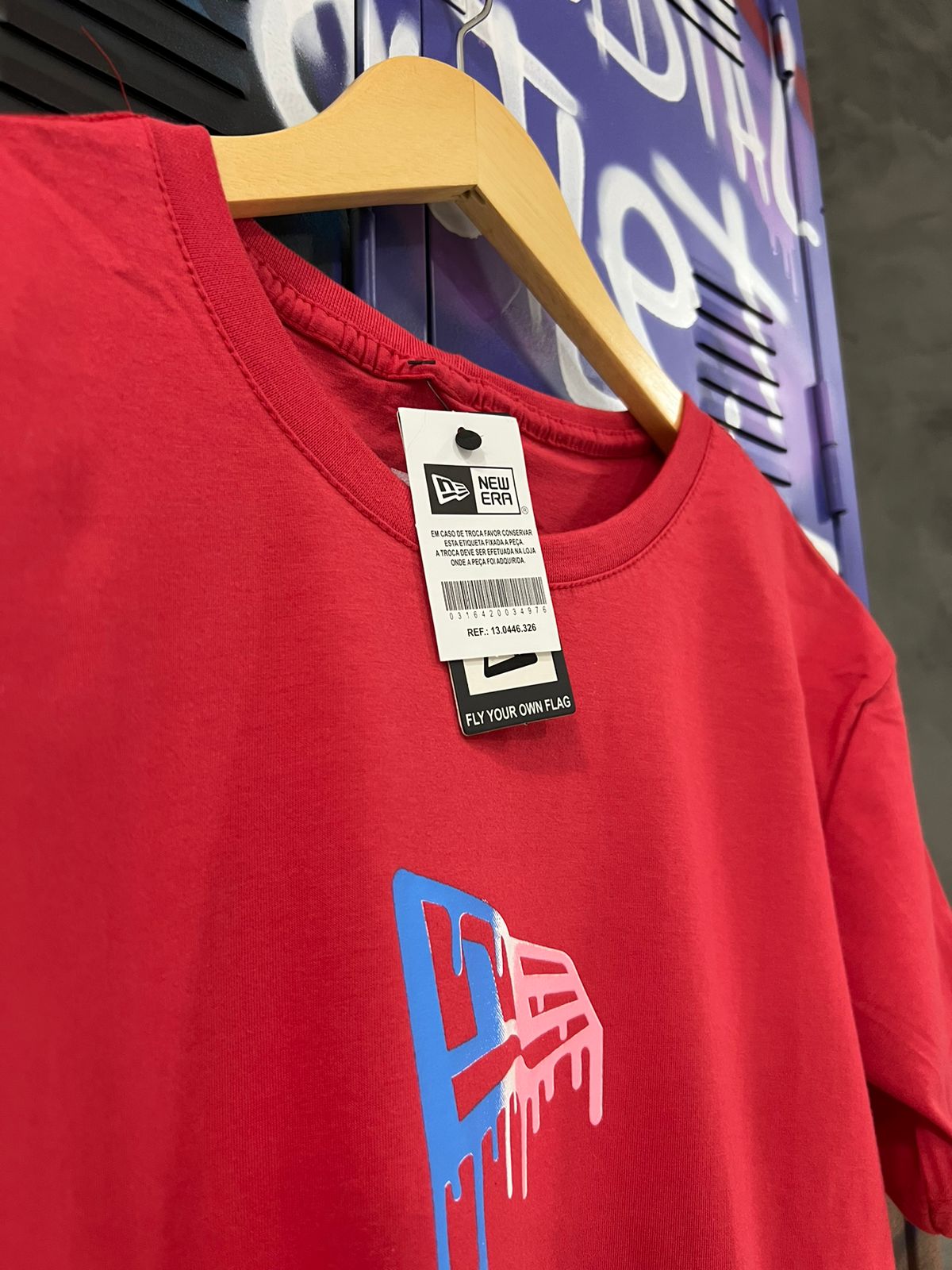 Camiseta New Era Vermelha