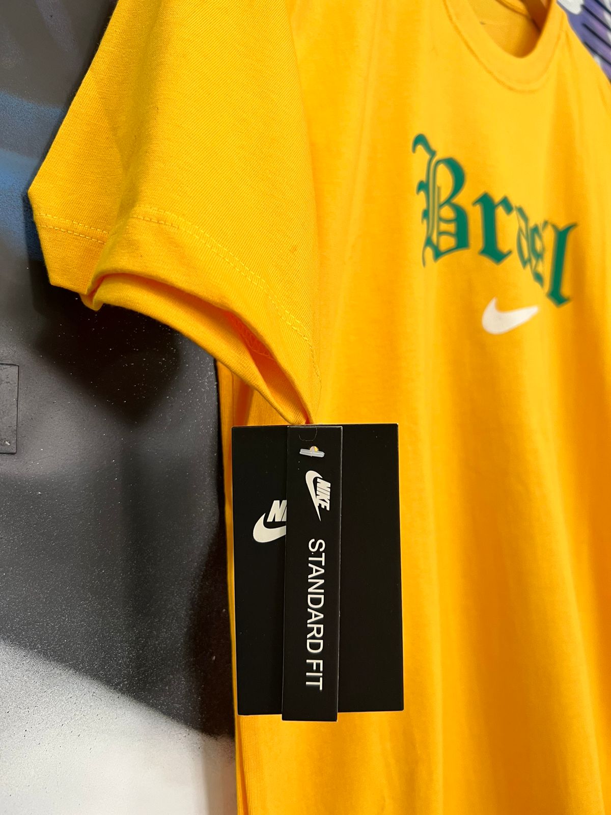 Camiseta Algodão Nike Amarelo