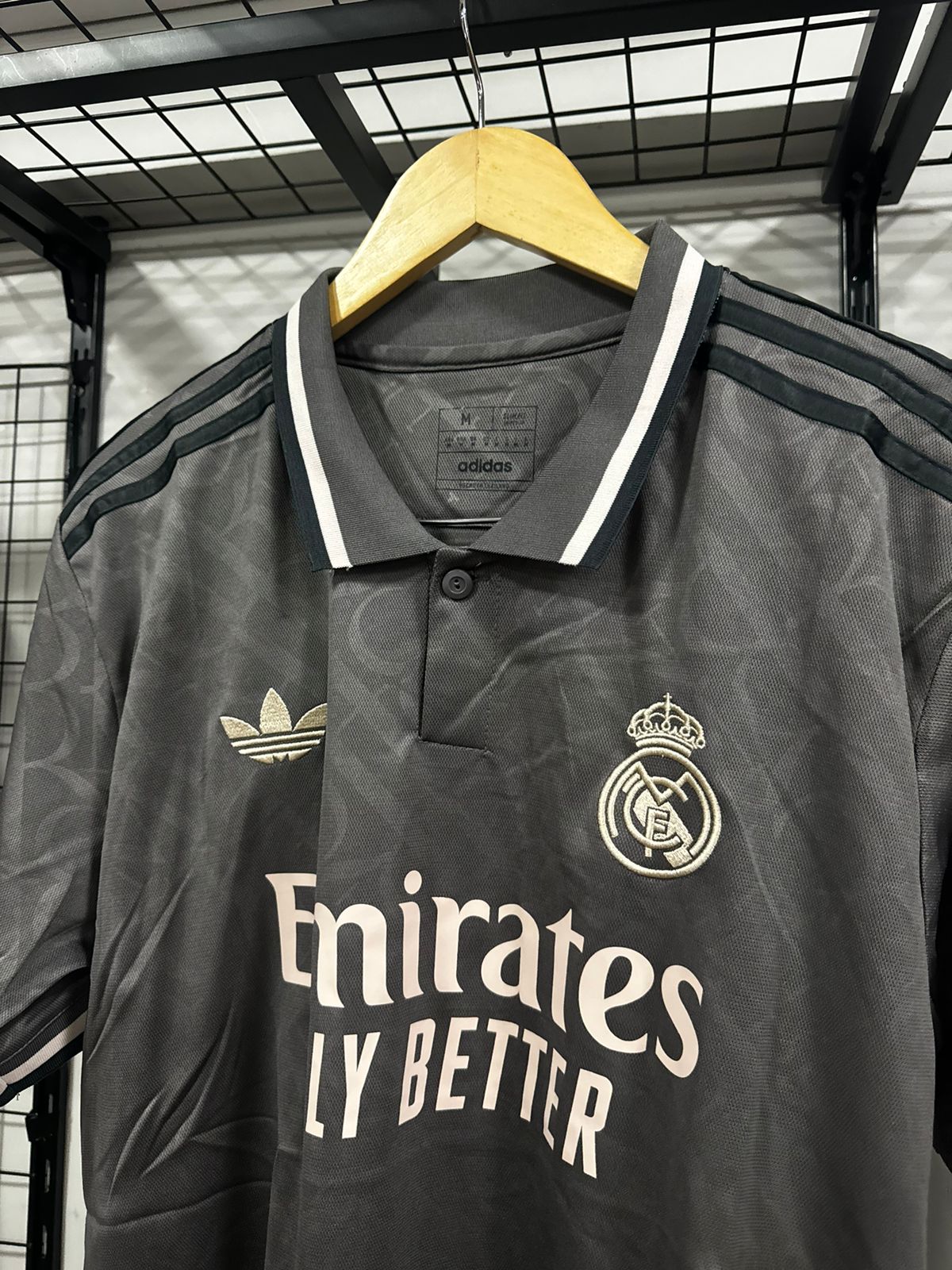 Real Madrid 24/25 Adidas Cinza
