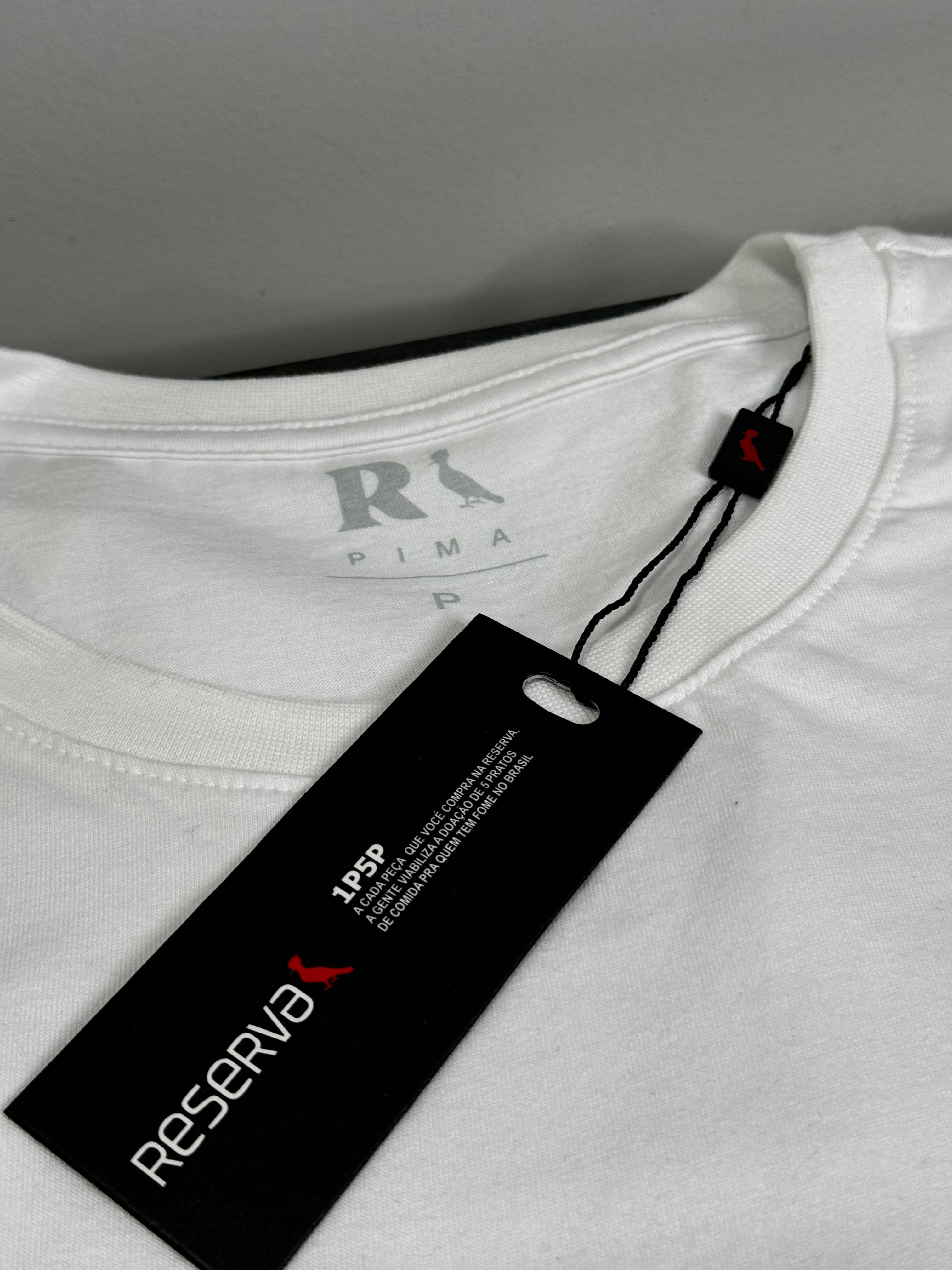 Camiseta Seda Pima Reserva Branca