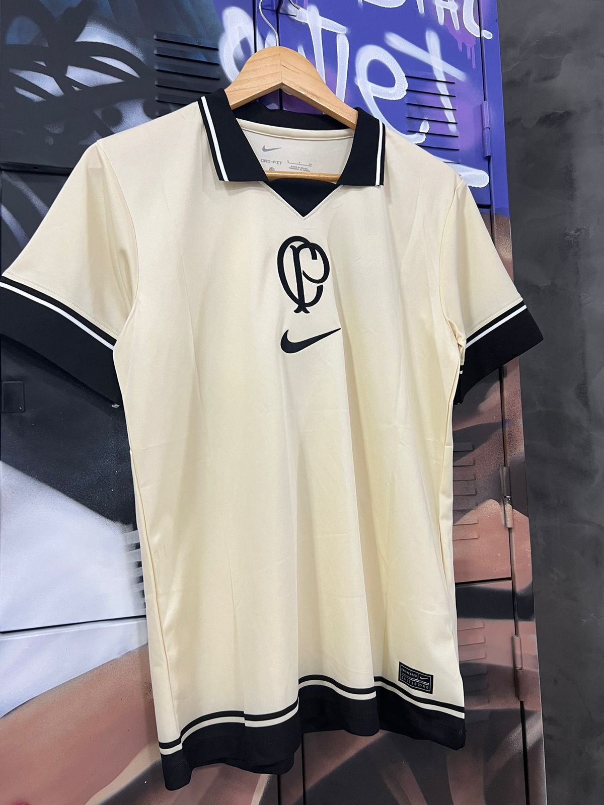 Camisa Corinthians Personalizada Nike Bege