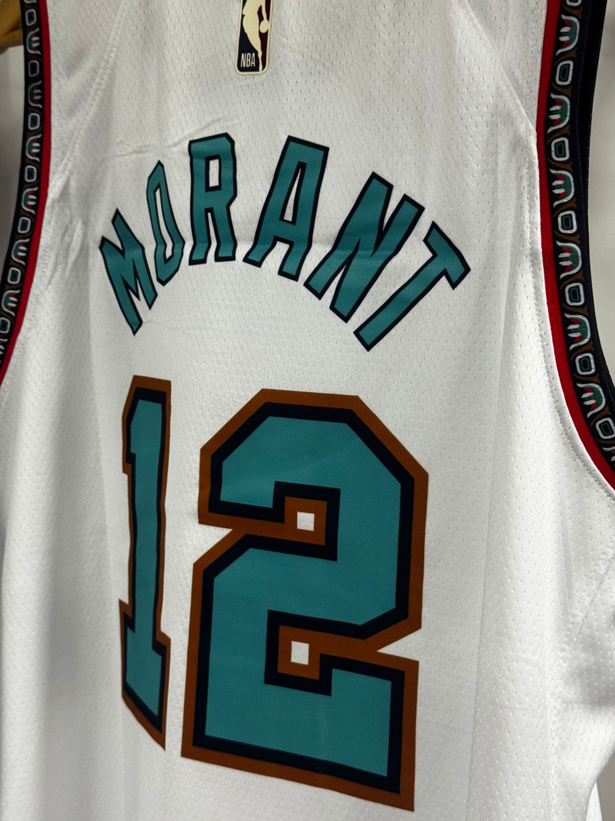 Regata NBA Memphis Grizzlies Nike Branca