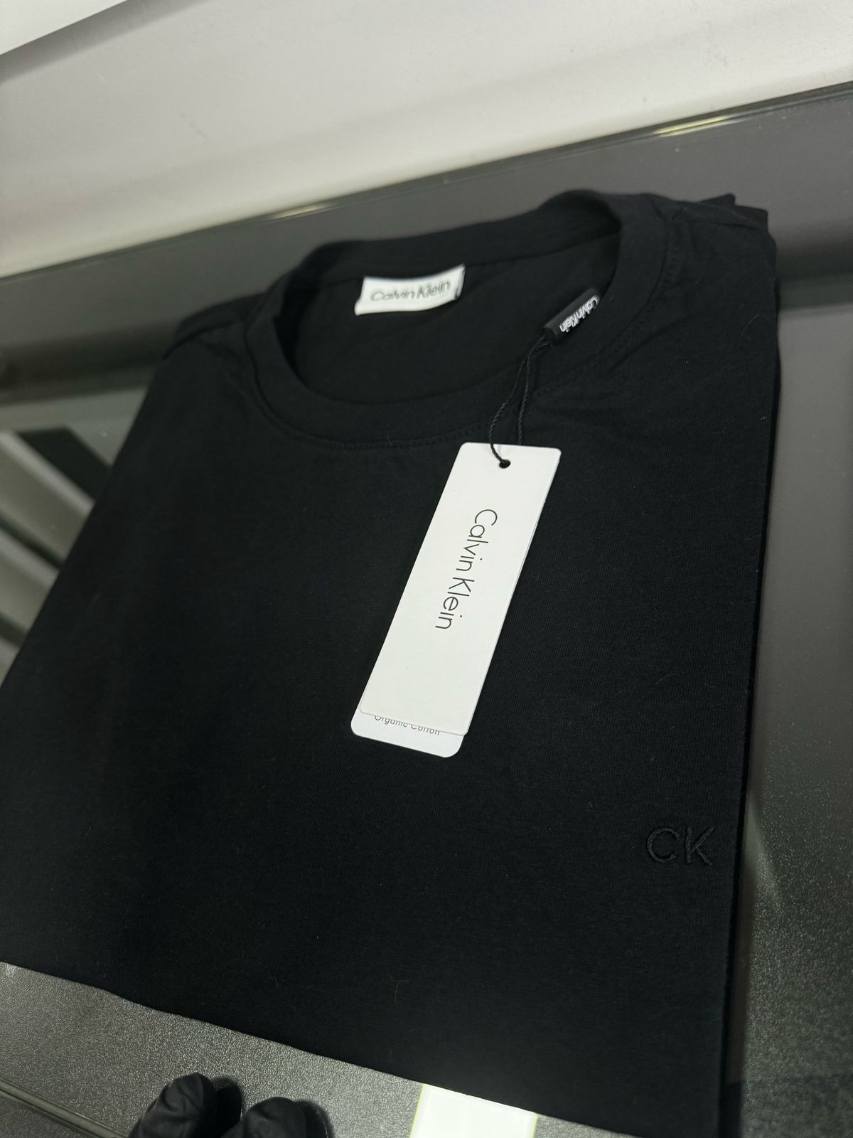 Camiseta Seda Pima Calvin Klein Preto