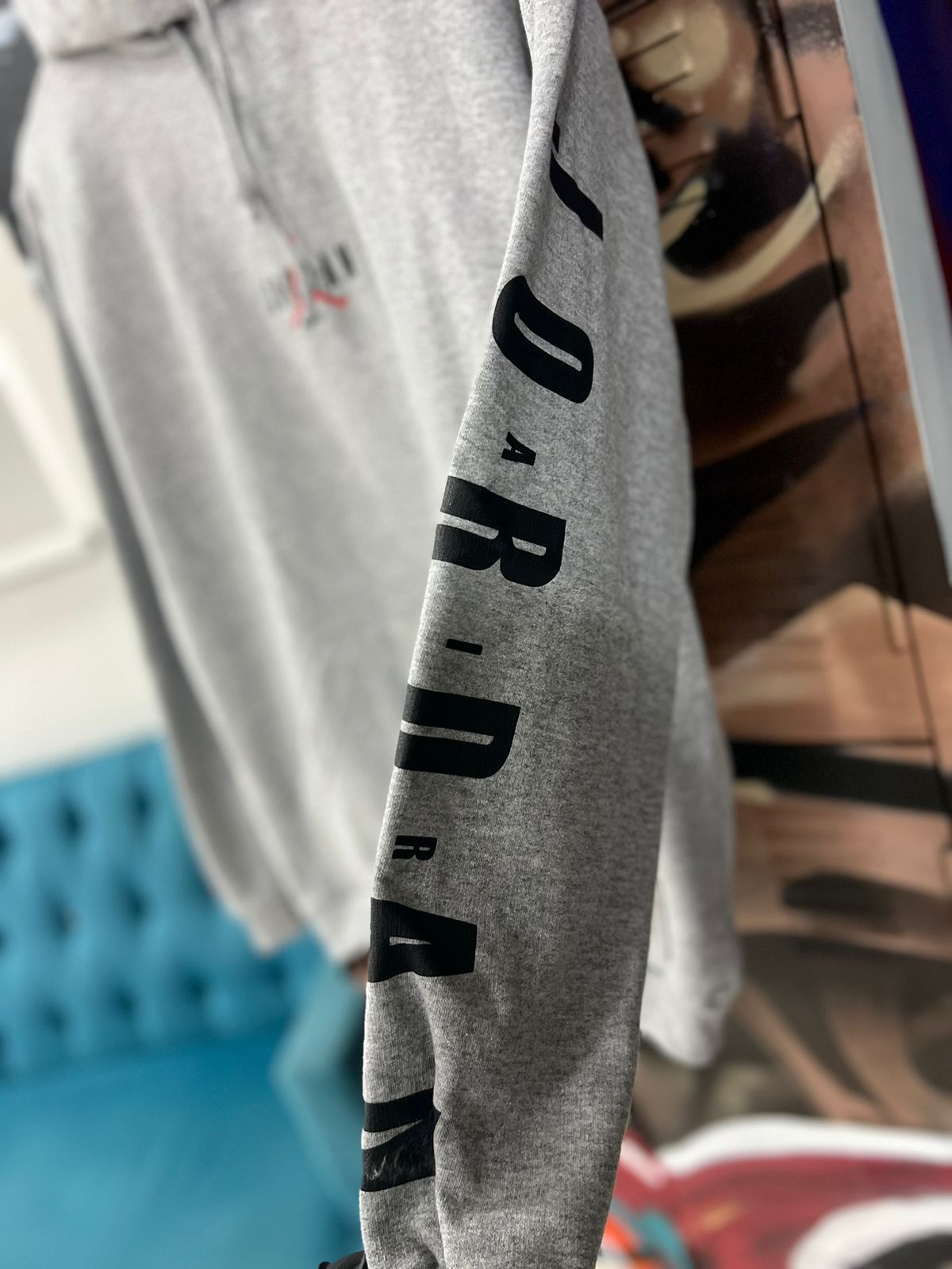 Blusa Moletom Jordan Cinza