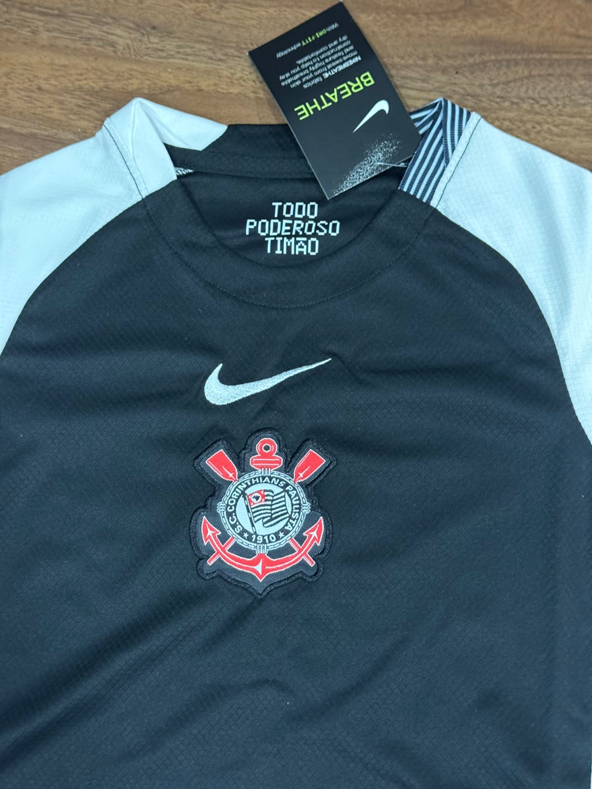 Conjunto Infantil Corinthians II 2025/26 Nike Preto