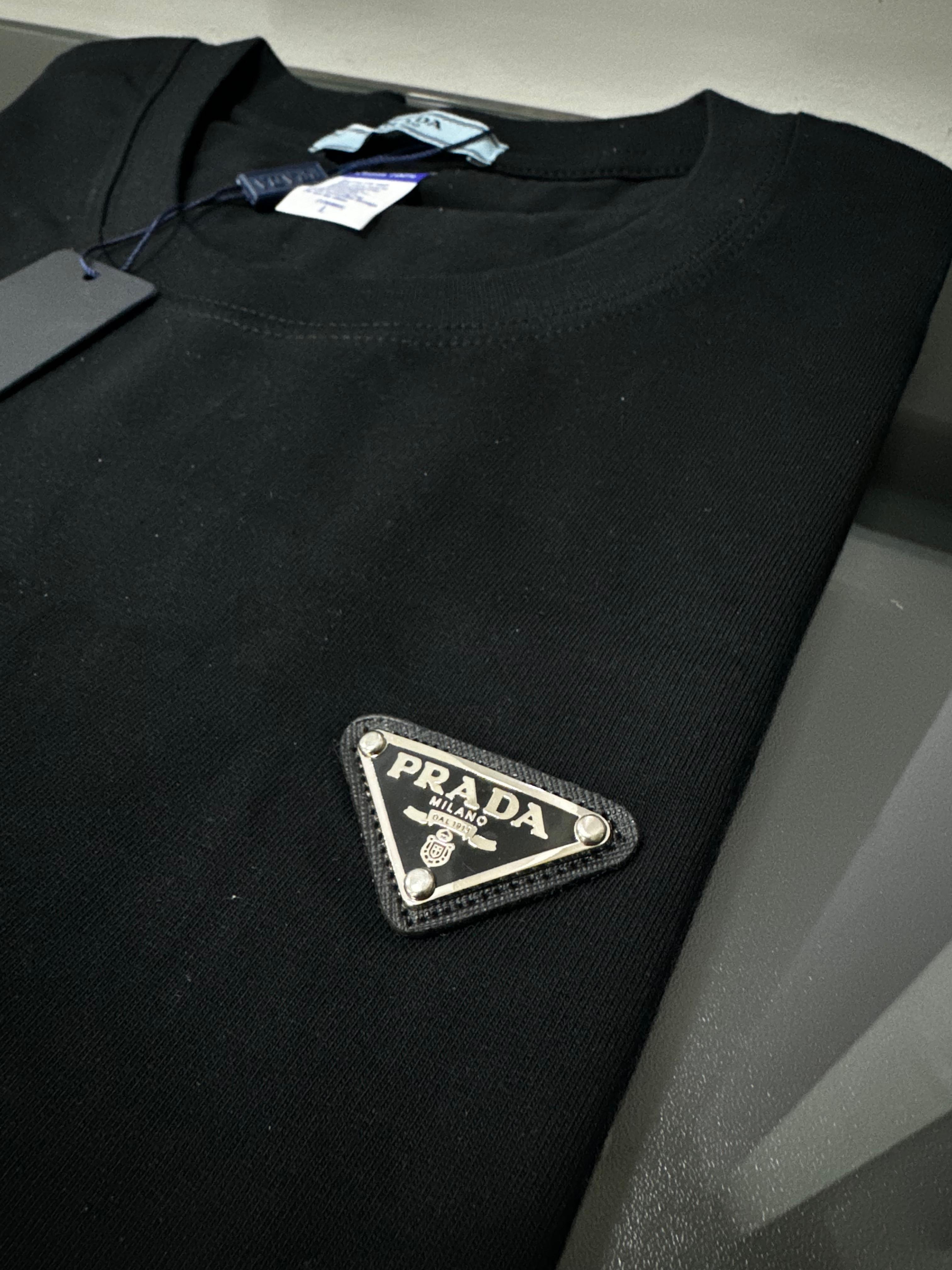 Camiseta Importada Prada Preto
