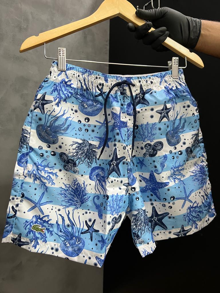 Shorts Praia Lacoste Azul