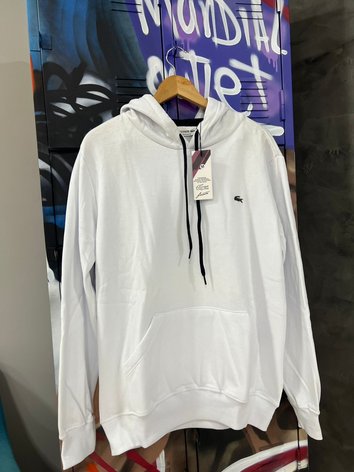 Blusa Moletom Lacoste Branco