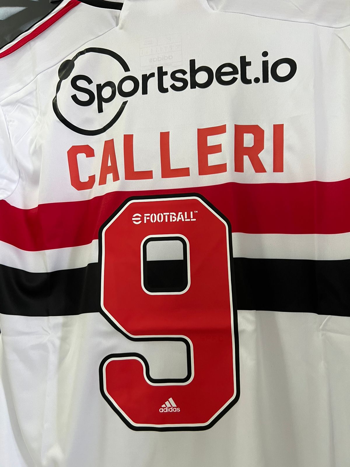 Camisa São Paulo Personalizada Adidas Branco