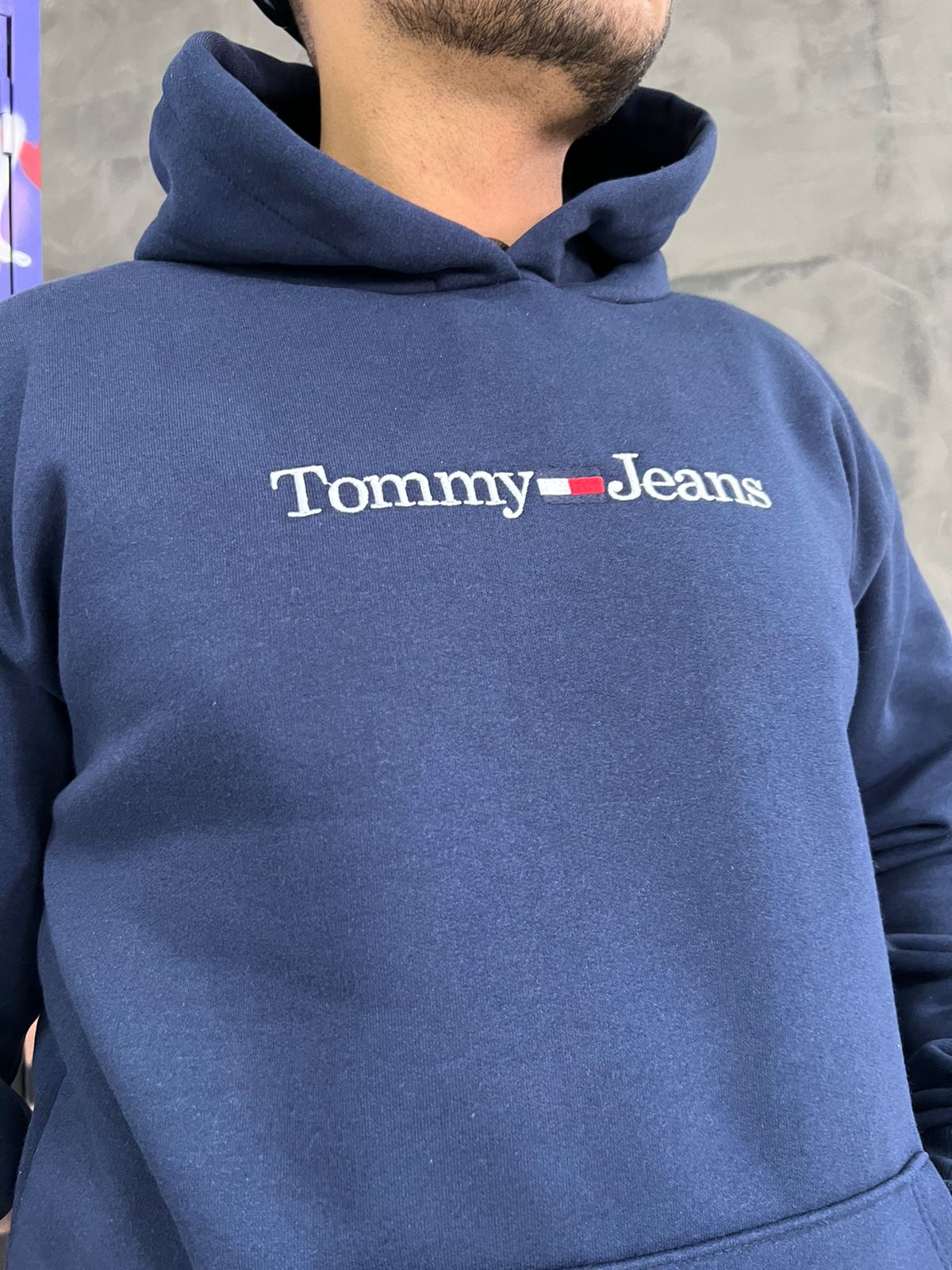 Blusa Moletom Tommy Azul