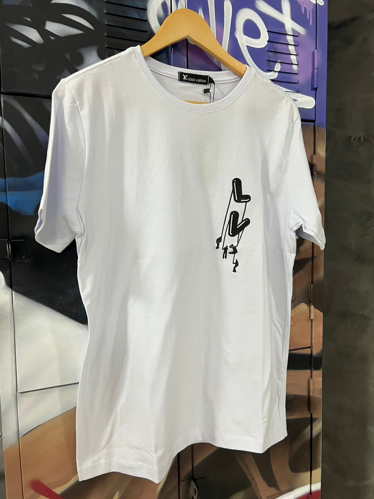 Camiseta Linha Griff Louis Vuitton Branco