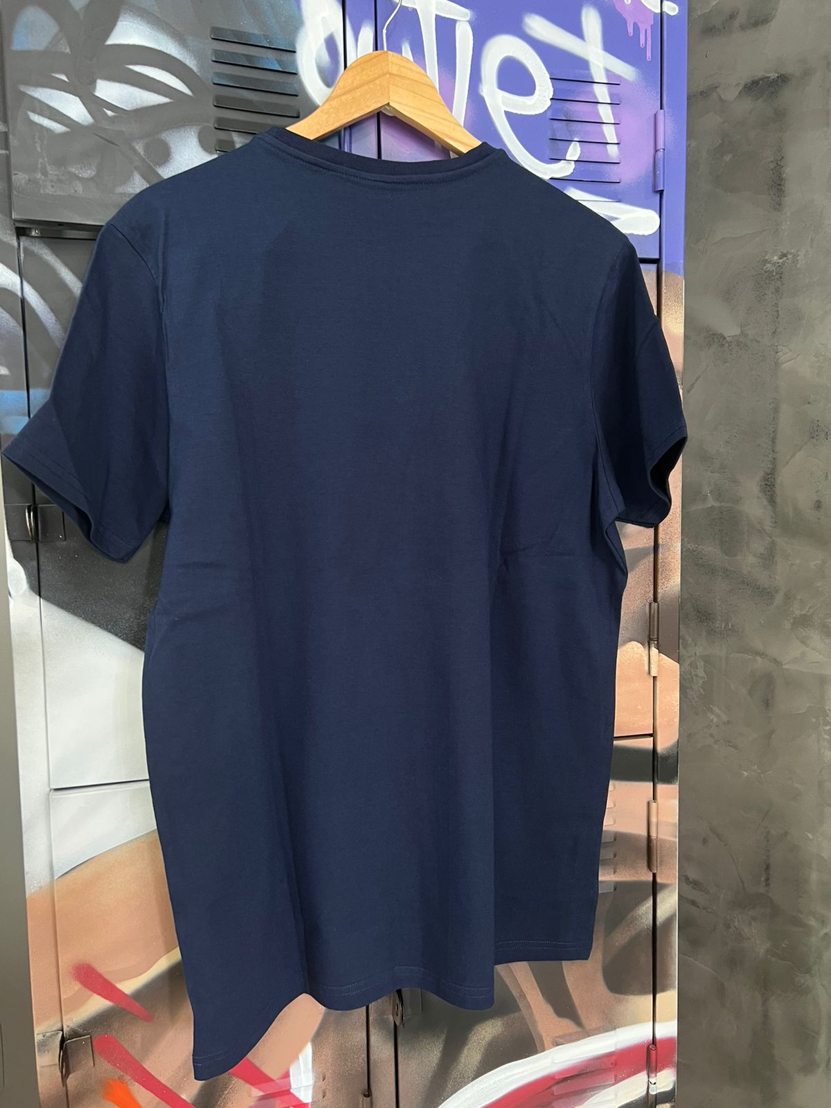 Camiseta Linha Griff Lacoste Azul