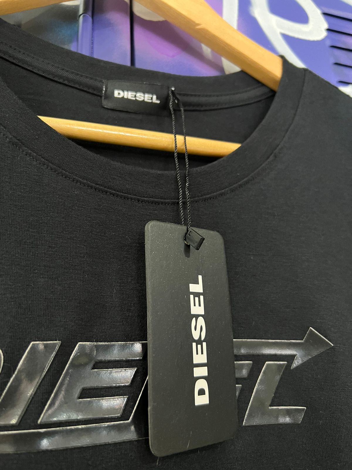 Camiseta Linha Griff Diesel Preto